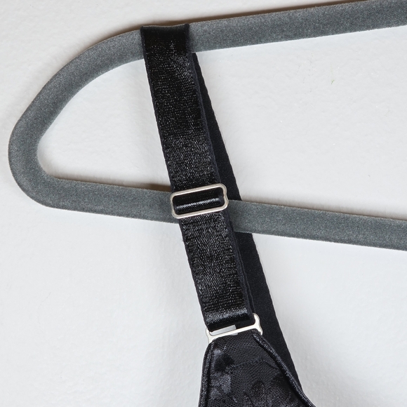 Lilyette Women's Black Floral Print 986 Full Support Minimizer Bra Size 38 DDD - Picture 3 of 9